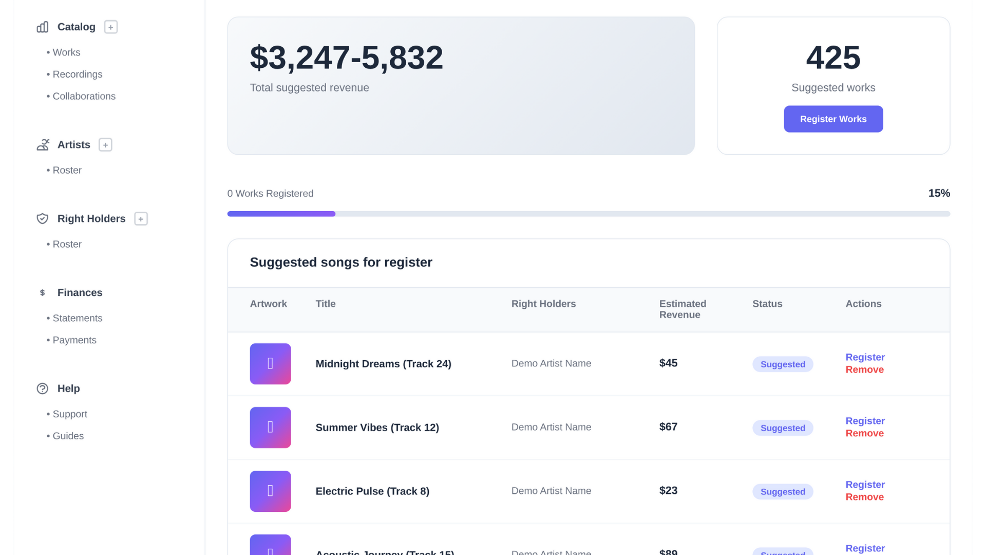 UniteSync Dashboard Mockup